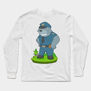 Dog Cop Police Long Sleeve T-Shirt